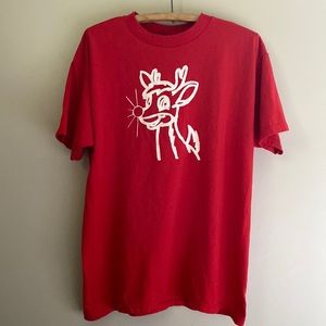 Vintage Rudolph the Red Nose Reindeer adult t-shirt